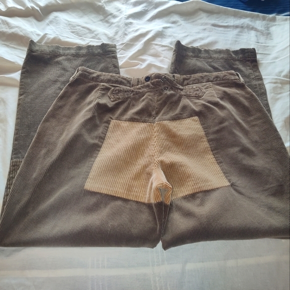 Patchwork corduroy Polo - Picture 1 of 4